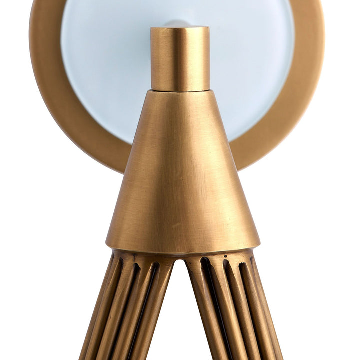 Zemirir Applique Murale Laiton Verre Minimaliste Moderne - Neutralighting
