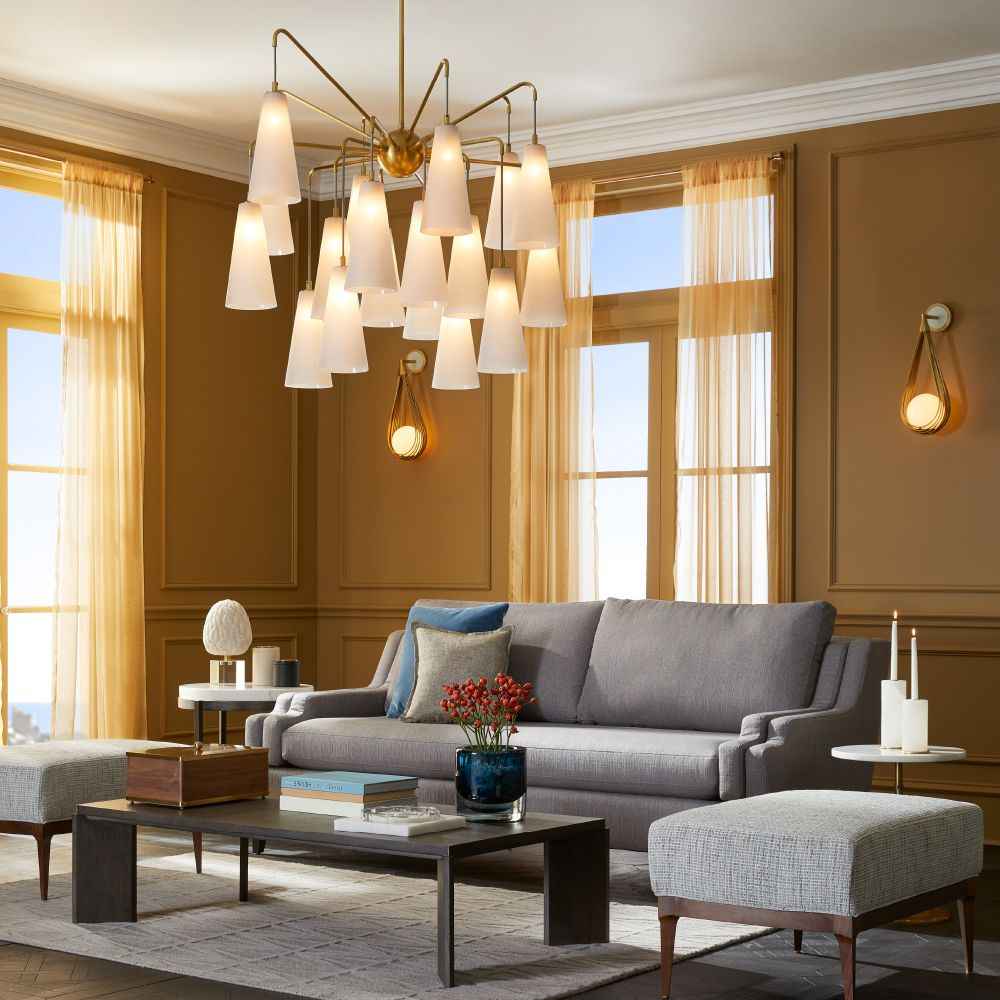 Lampe Zemirir en Laiton – Design Contemporain