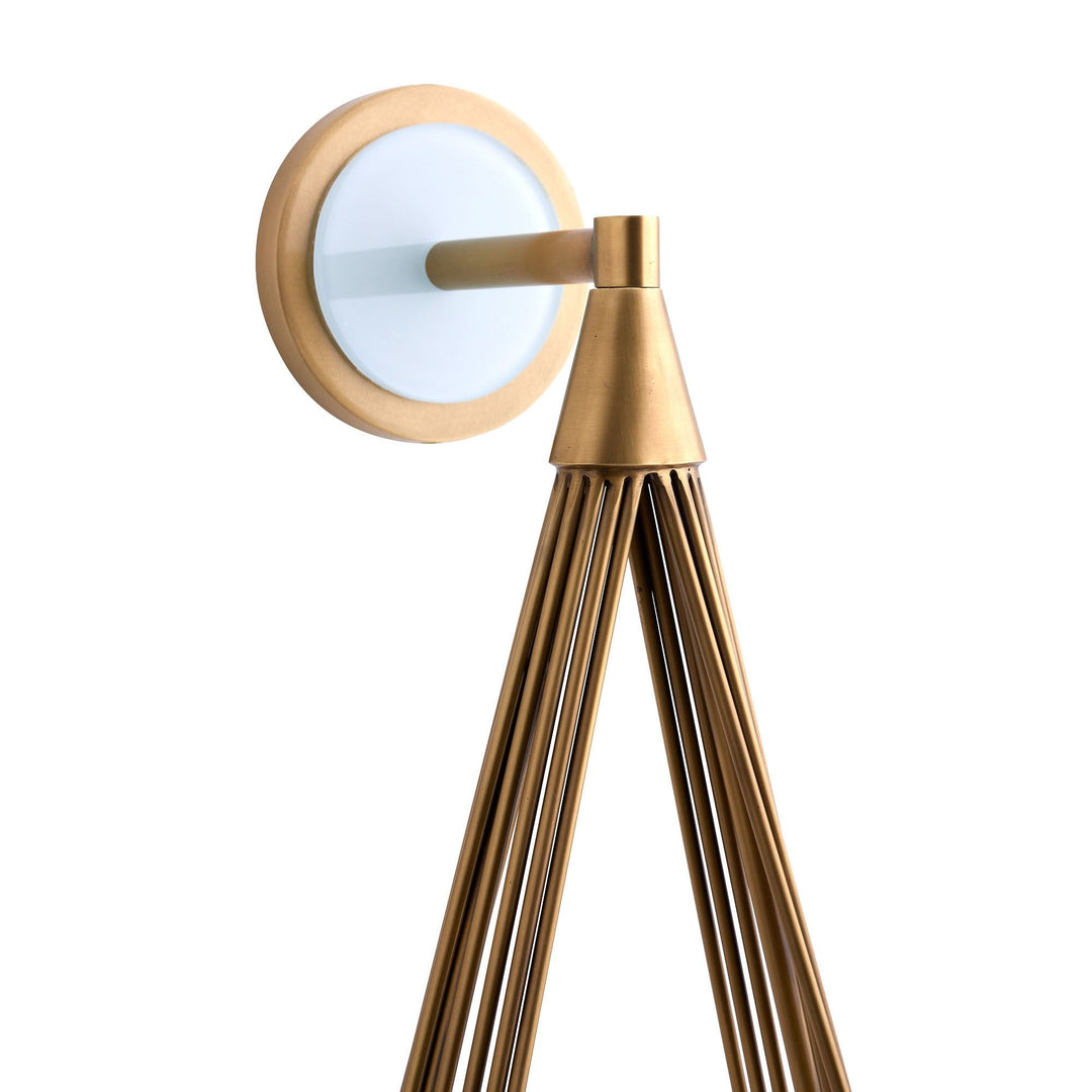 Zemirir Applique Murale Laiton Verre Minimaliste Moderne - Neutralighting