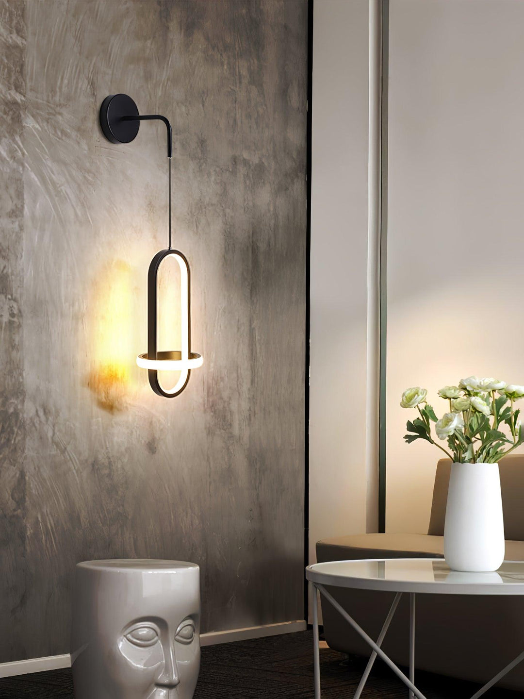 Vivianne Lampe Murale Ovale Moderne Minimaliste - Neutralighting