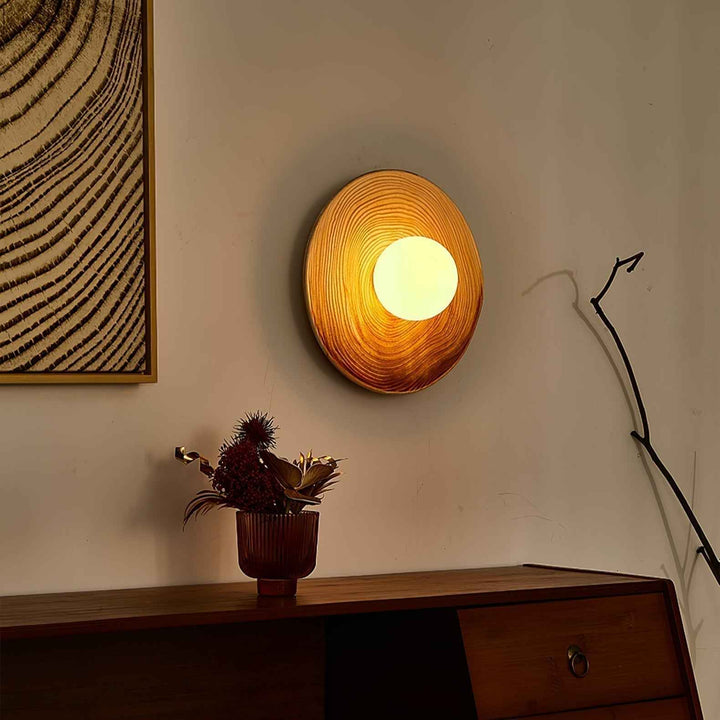 Zelene Métal 26cm Beige LED