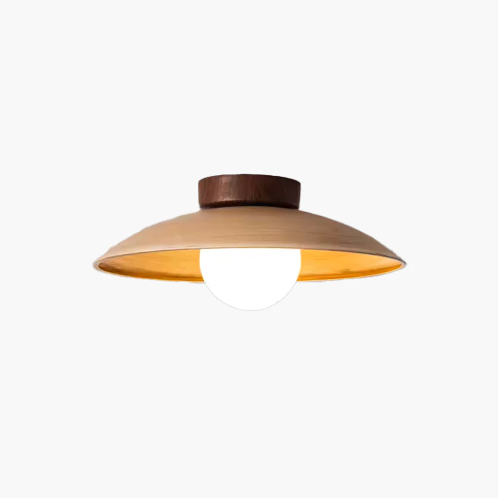 Muto Plafonnier Encastré Vintage Bois Métal Verre Bar Hôtel - Neutralighting