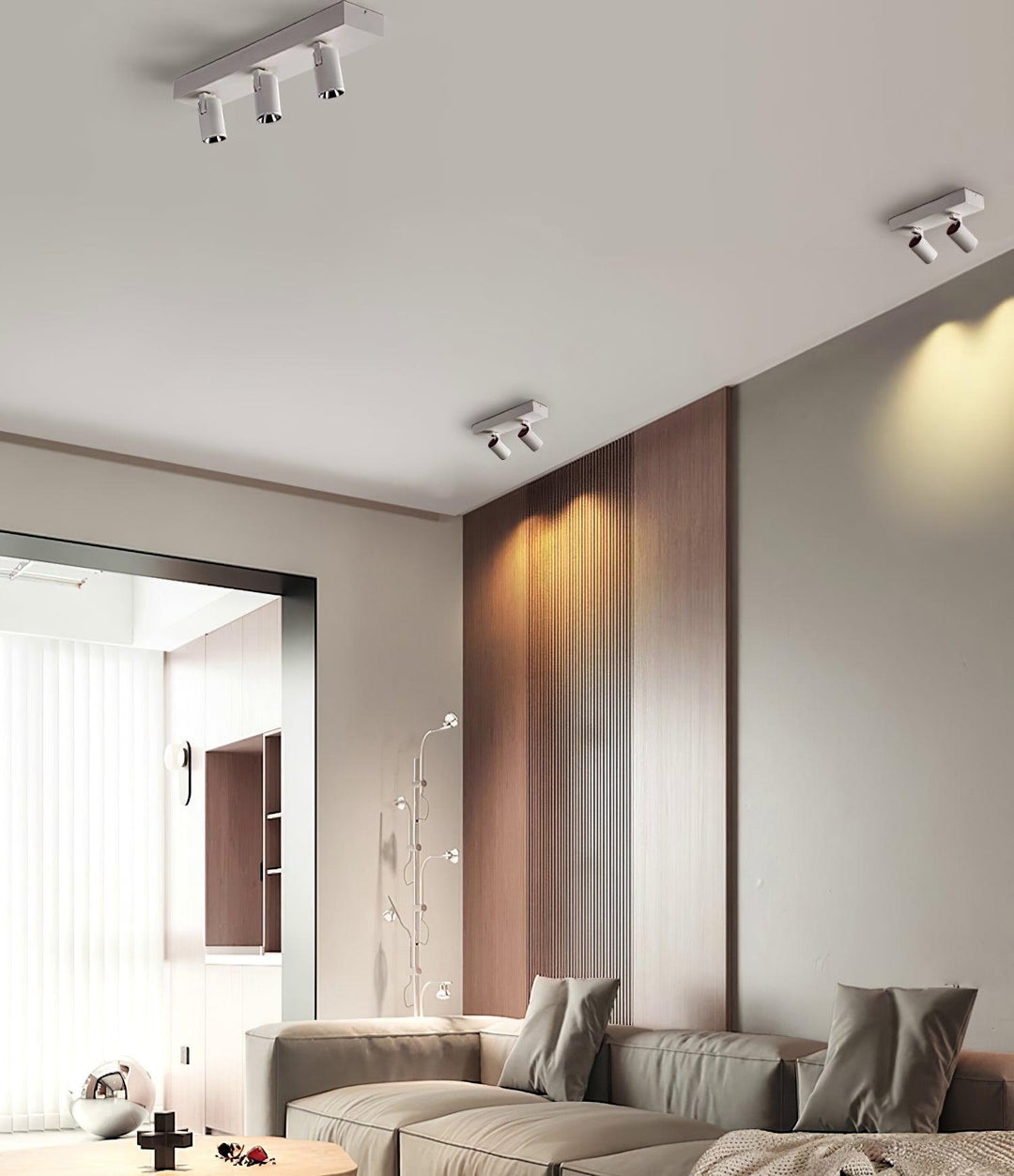 Solara Plafonnier POG Double Spots Linéaires Orientables - Neutralighting