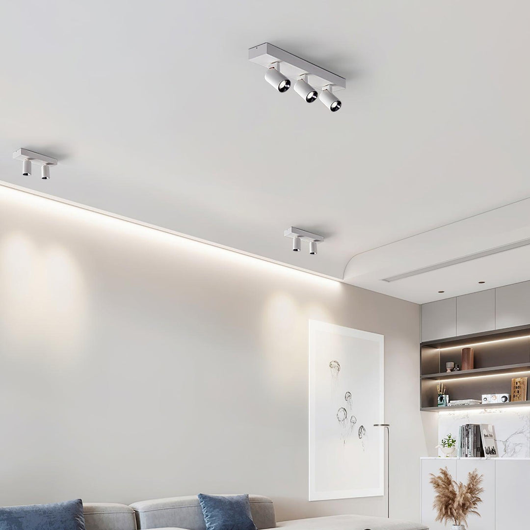 Solara Plafonnier POG Double Spots Linéaires Orientables - Neutralighting