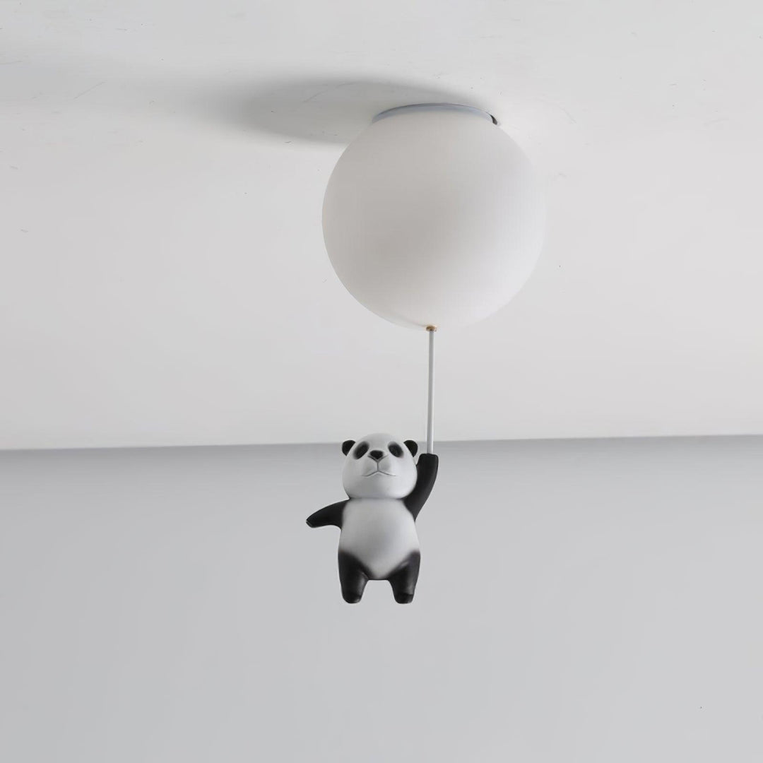 Aursilos Lampe de Plafond en Verre Panda Élégante - Neutralighting