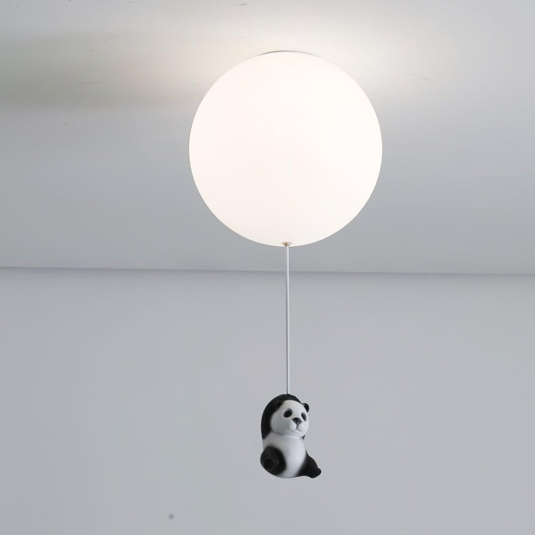 Aursilos Lampe de Plafond en Verre Panda Élégante - Neutralighting