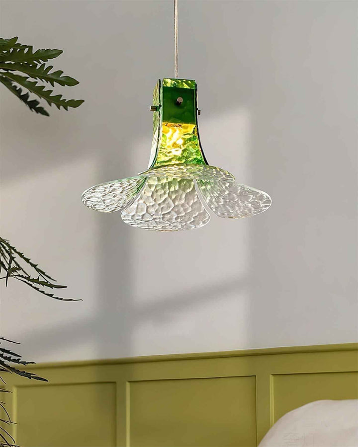 Panya Lampe Pendante en Verre Soufflé à la Main Pétale Organique - Neutralighting