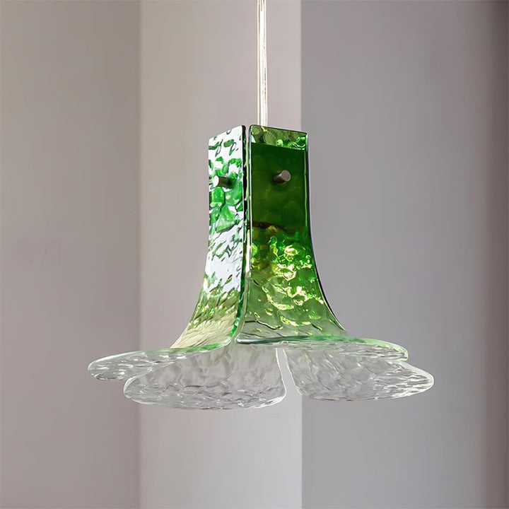 Panya Lampe Pendante en Verre Soufflé à la Main Pétale Organique - Neutralighting