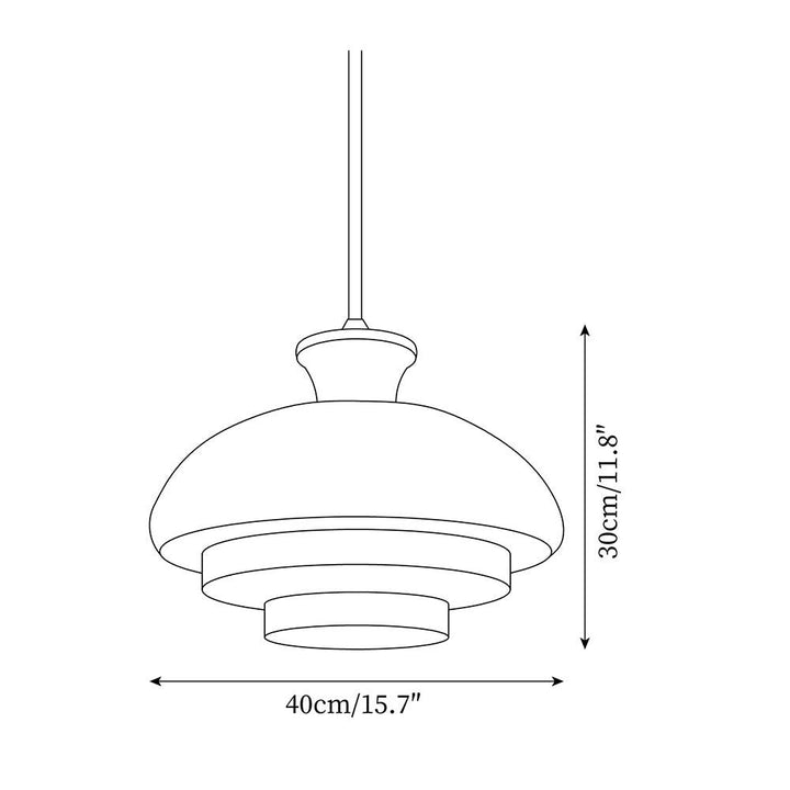 Virelia Suspension Verre Rétro Vintage - Neutralighting
