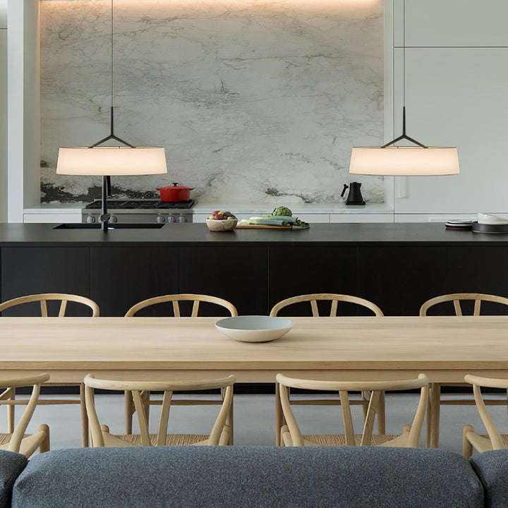 Ovynira Cylindrique Tissu Suspension Lumière - Neutralighting