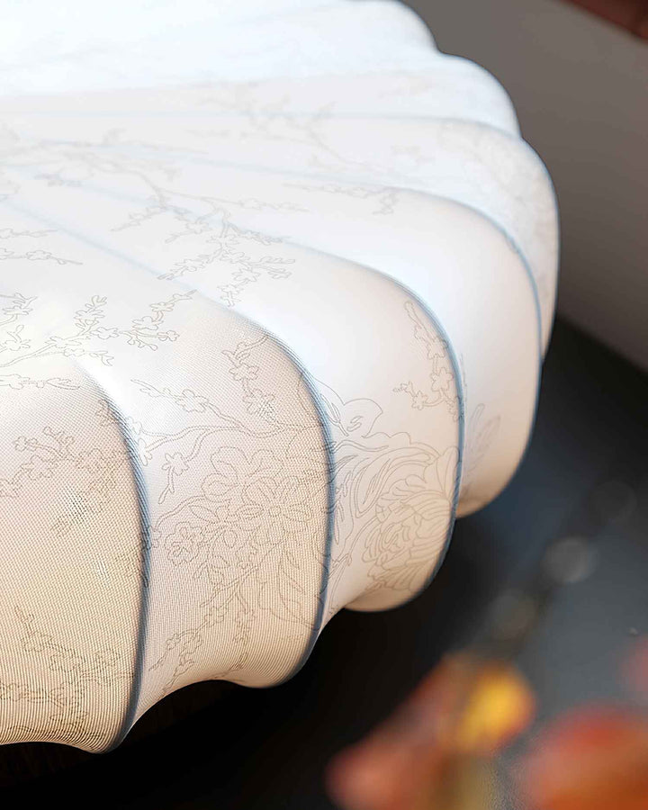 Bois 40cm Blanc LED