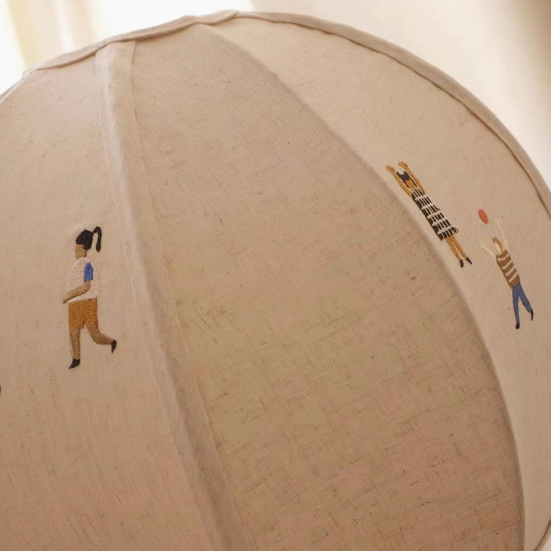 Elva Suspension Boule en Papier avec Motifs Dessinés - Neutralighting