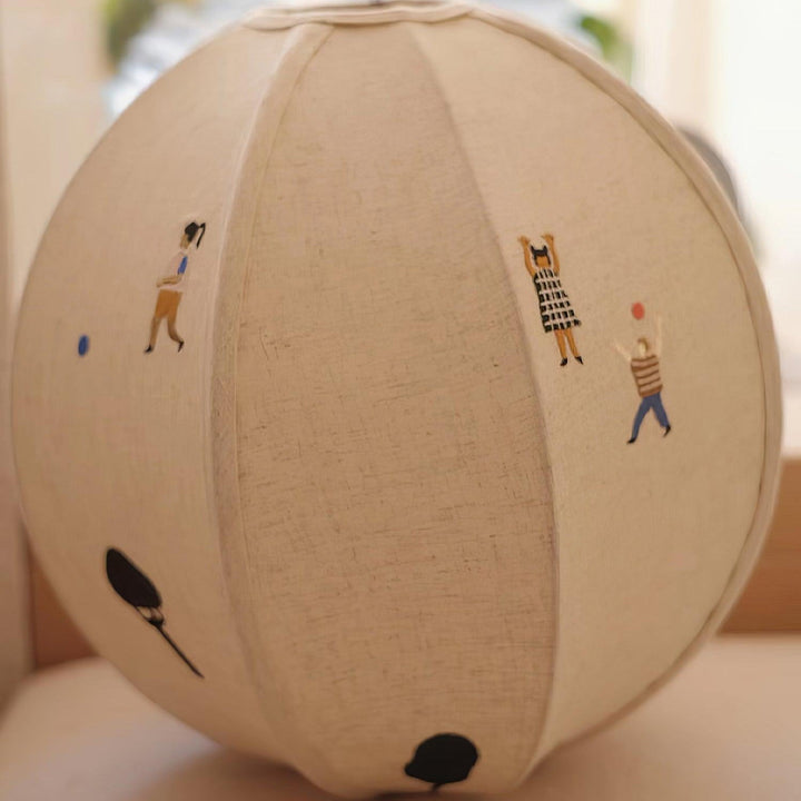 Elva Suspension Boule en Papier avec Motifs Dessinés - Neutralighting