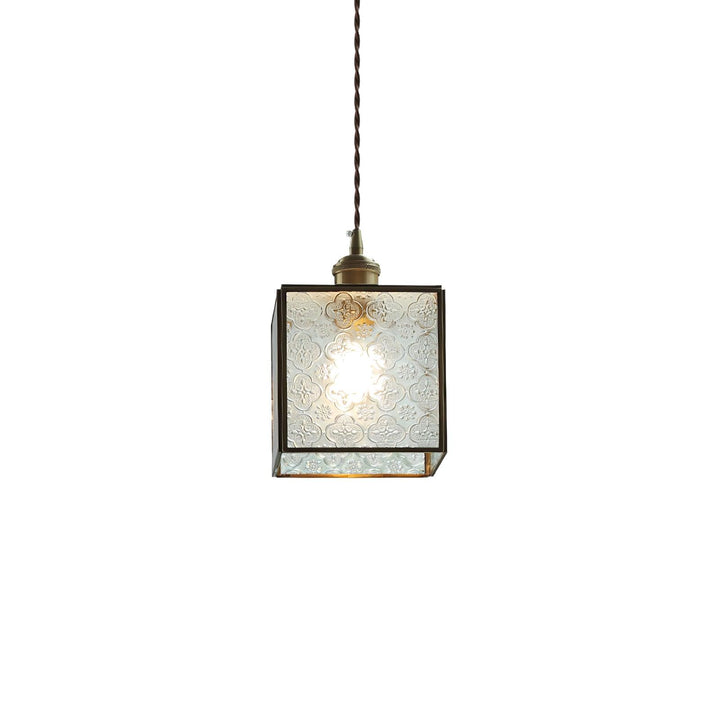 Elarace Suspension Élégante en Laiton et Verre - Neutralighting
