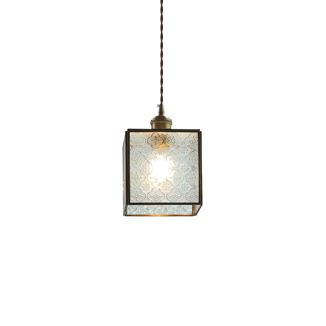 Elarace Suspension Élégante en Laiton et Verre - Neutralighting