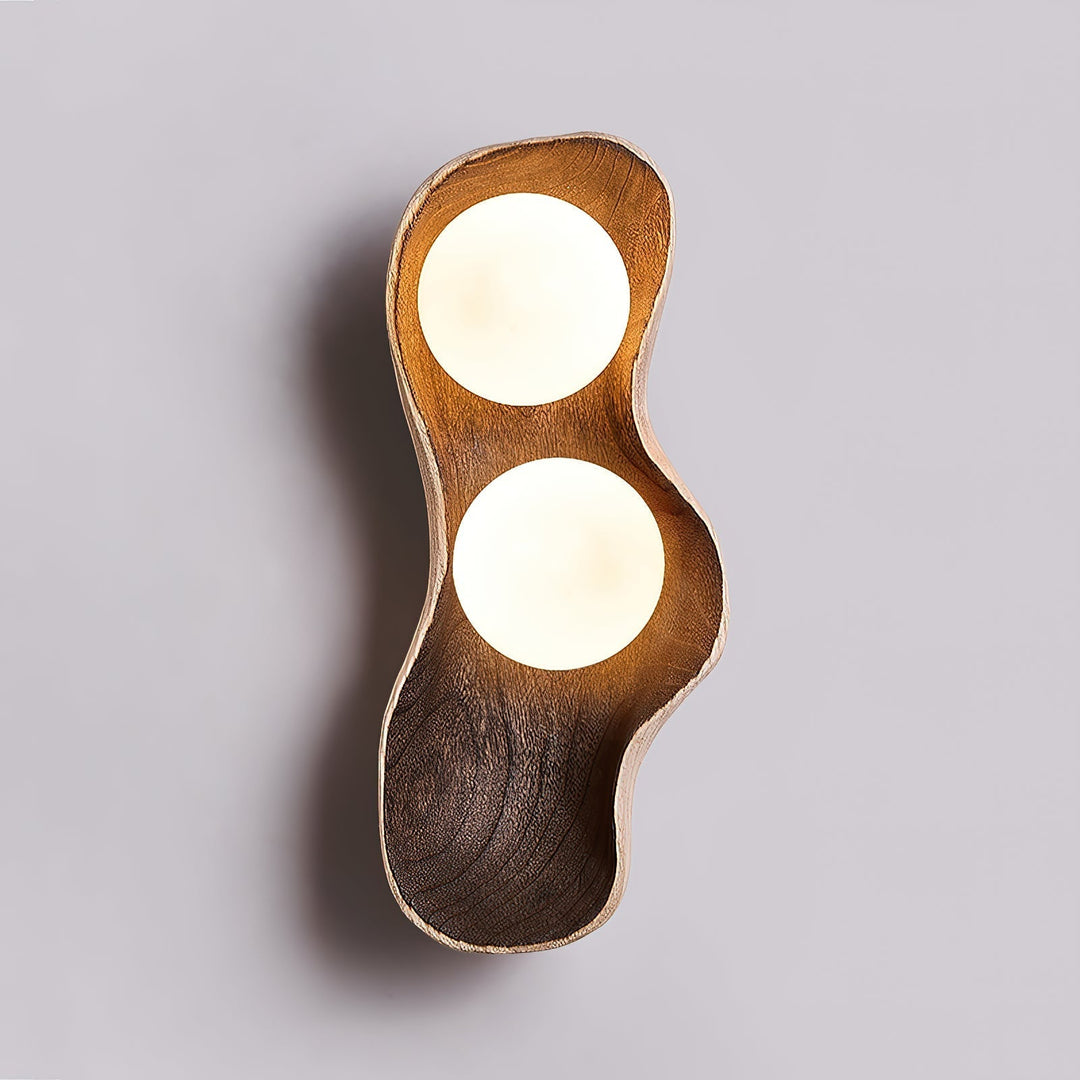Ivaren Plafonnier Bois Verre Moderne - Neutralighting