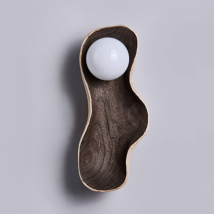 Evshaia Applique Murale Bois Verre Créativité Individuelle Pois - Neutralighting