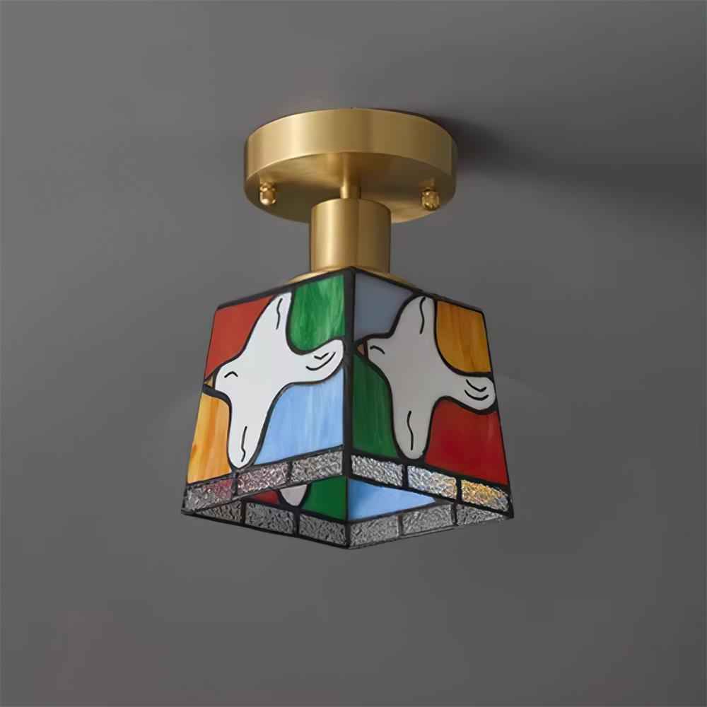Plafonnier Peace Laiton 13cm LED 40W