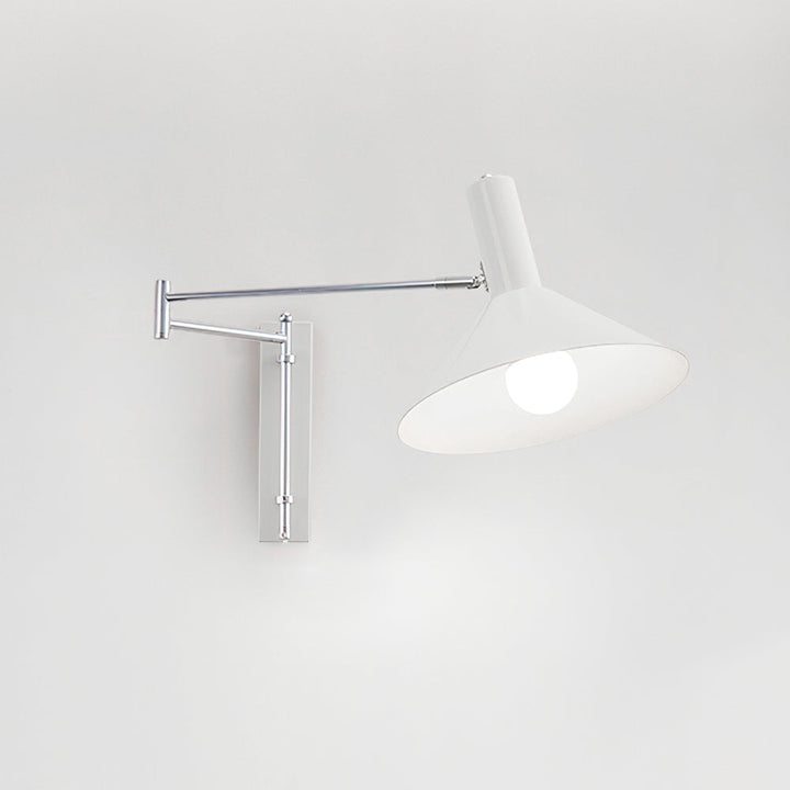 Lira Applique Murale Bras Ajustable Abat-jour Rouge - Neutralighting