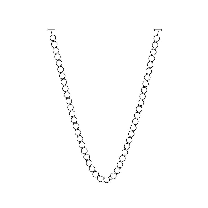 Icarara Lustre Verre Collier De Perles Moderne - Neutralighting