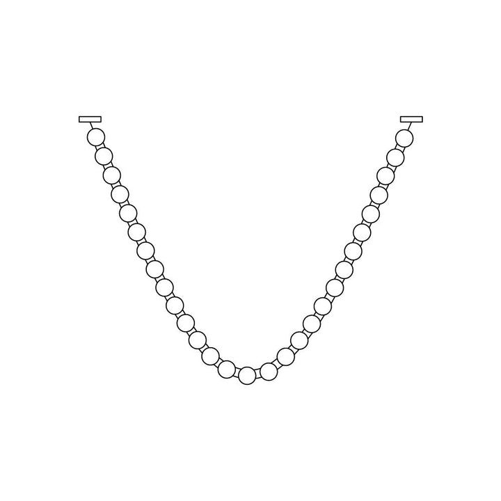 Icarara Lustre Verre Collier De Perles Moderne - Neutralighting