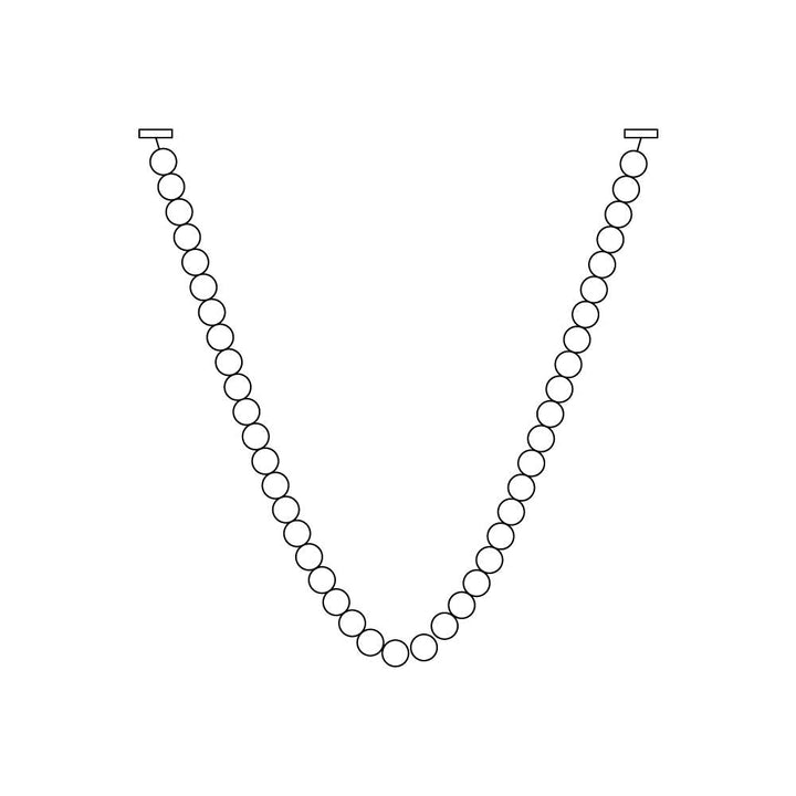 Icarara Lustre Verre Collier De Perles Moderne - Neutralighting