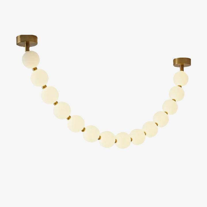 Vicariel Chandelier Perles Collier Boules en Verre - Neutralighting