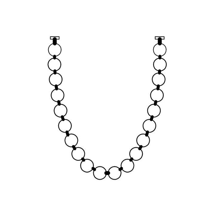 Icarara Lustre Verre Collier De Perles Moderne - Neutralighting