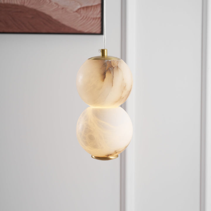 Elore Suspension Perles Albâtre Minimaliste - Neutralighting