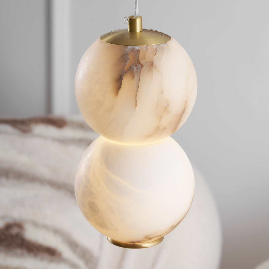 Elore Suspension Perles Albâtre Minimaliste - Neutralighting