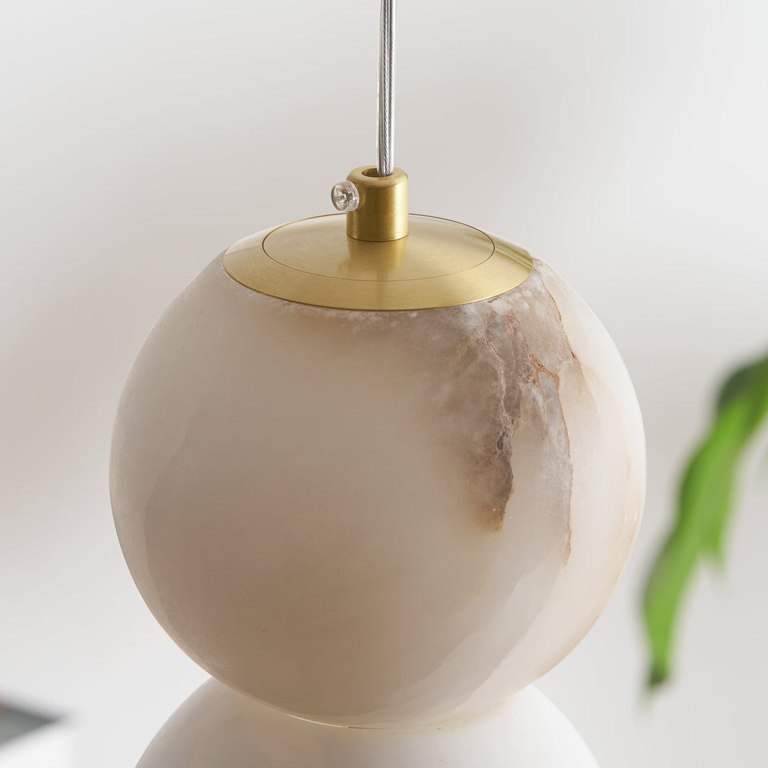 Elore Suspension Perles Albâtre Minimaliste - Neutralighting