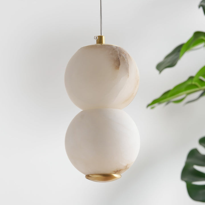 Elore Suspension Perles Albâtre Minimaliste - Neutralighting