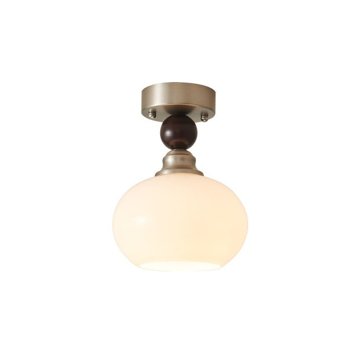 Ivcarila Plafonnier en Verre Perle Sphère Minimaliste Moderne - Neutralighting