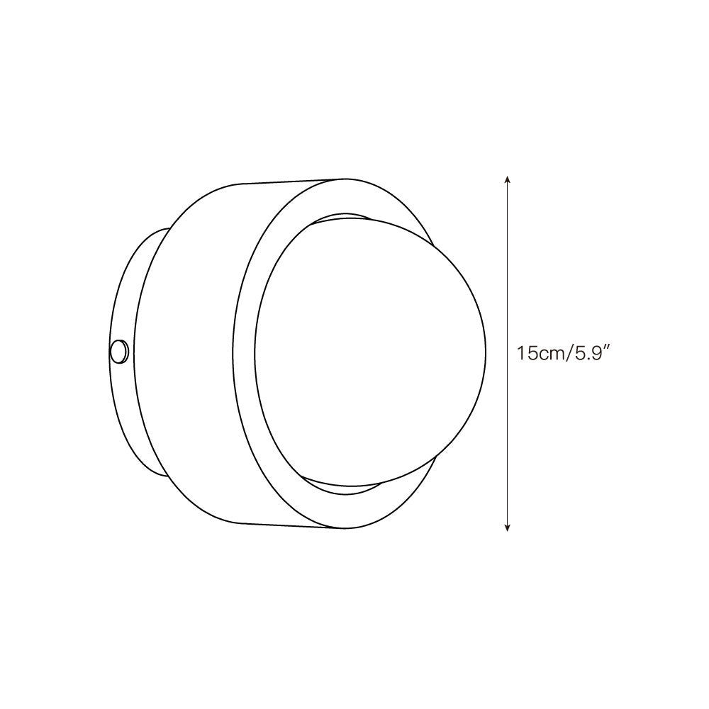 Carinor Applique Murale Travertin Minimaliste Moderne - Neutralighting