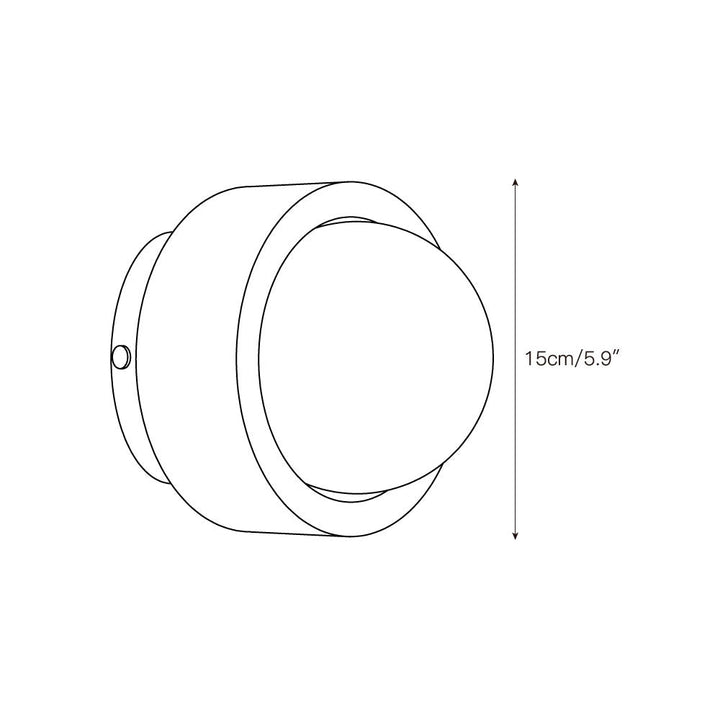 Carinor Applique Murale Travertin Minimaliste Moderne - Neutralighting