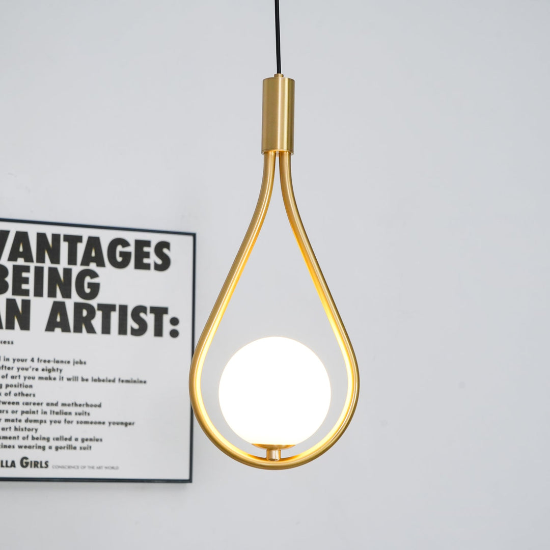 Droplet Lampe Pendante en Laiton Moderne - Neutralighting