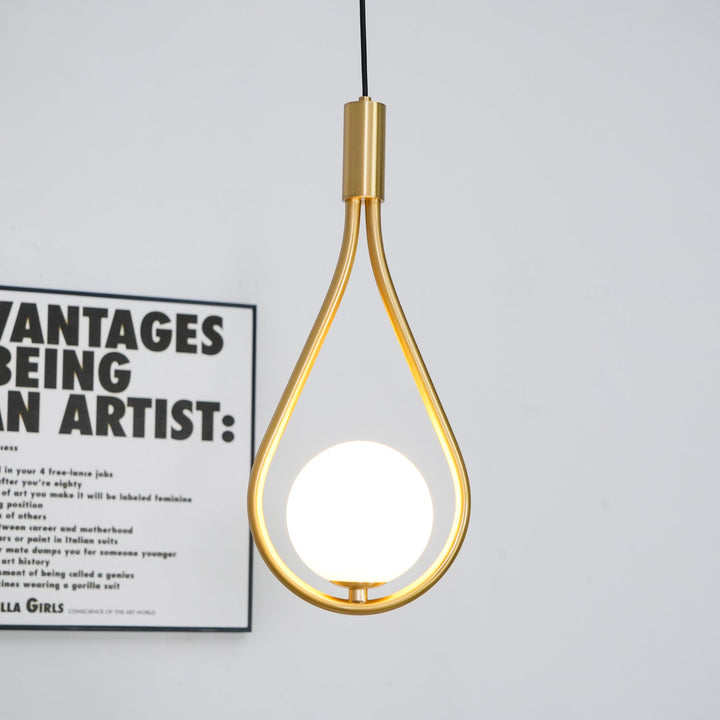 Droplet Lampe Pendante en Laiton Moderne - Neutralighting