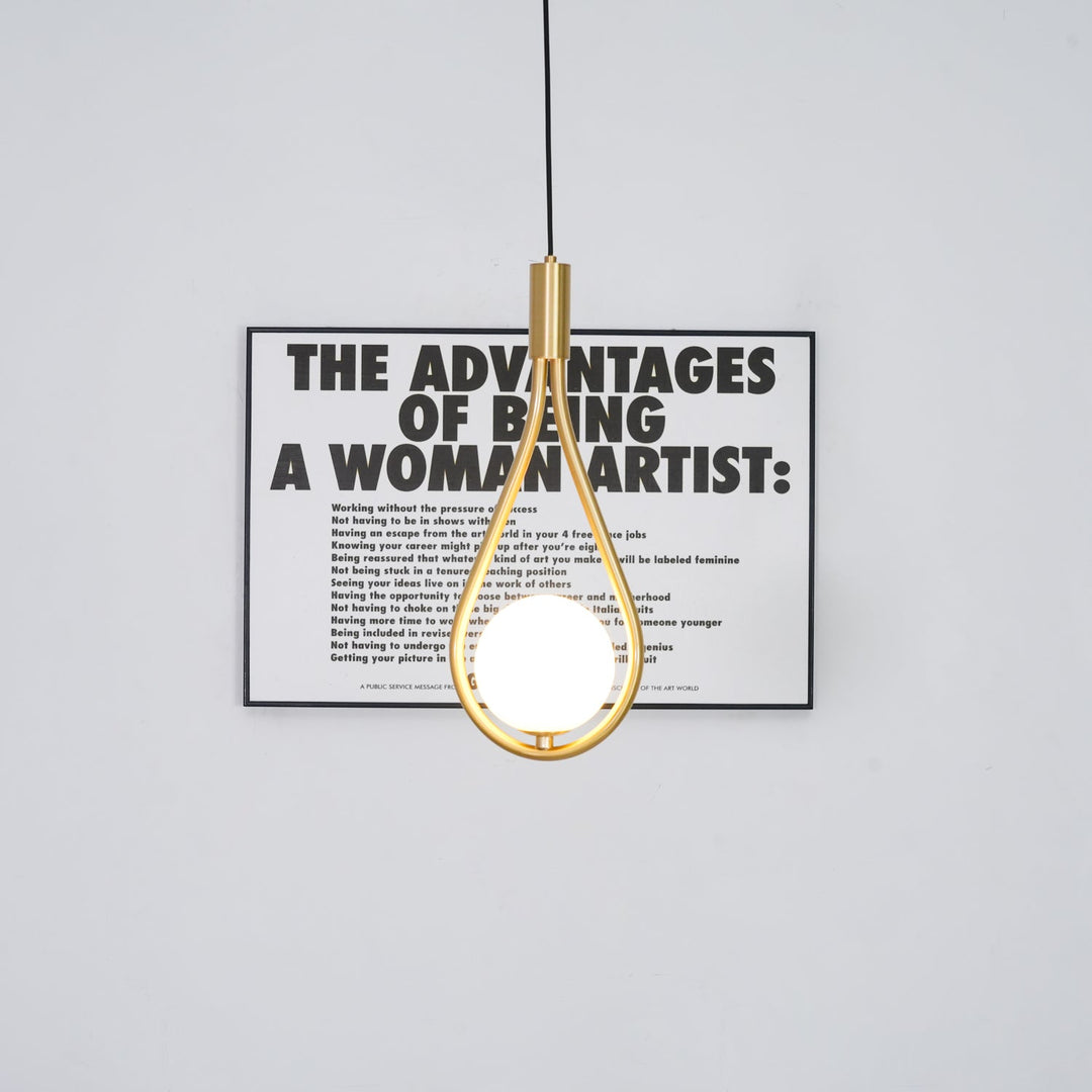 Droplet Lampe Pendante en Laiton Moderne - Neutralighting