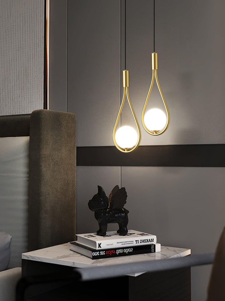 Droplet Lampe Pendante en Laiton Moderne - Neutralighting