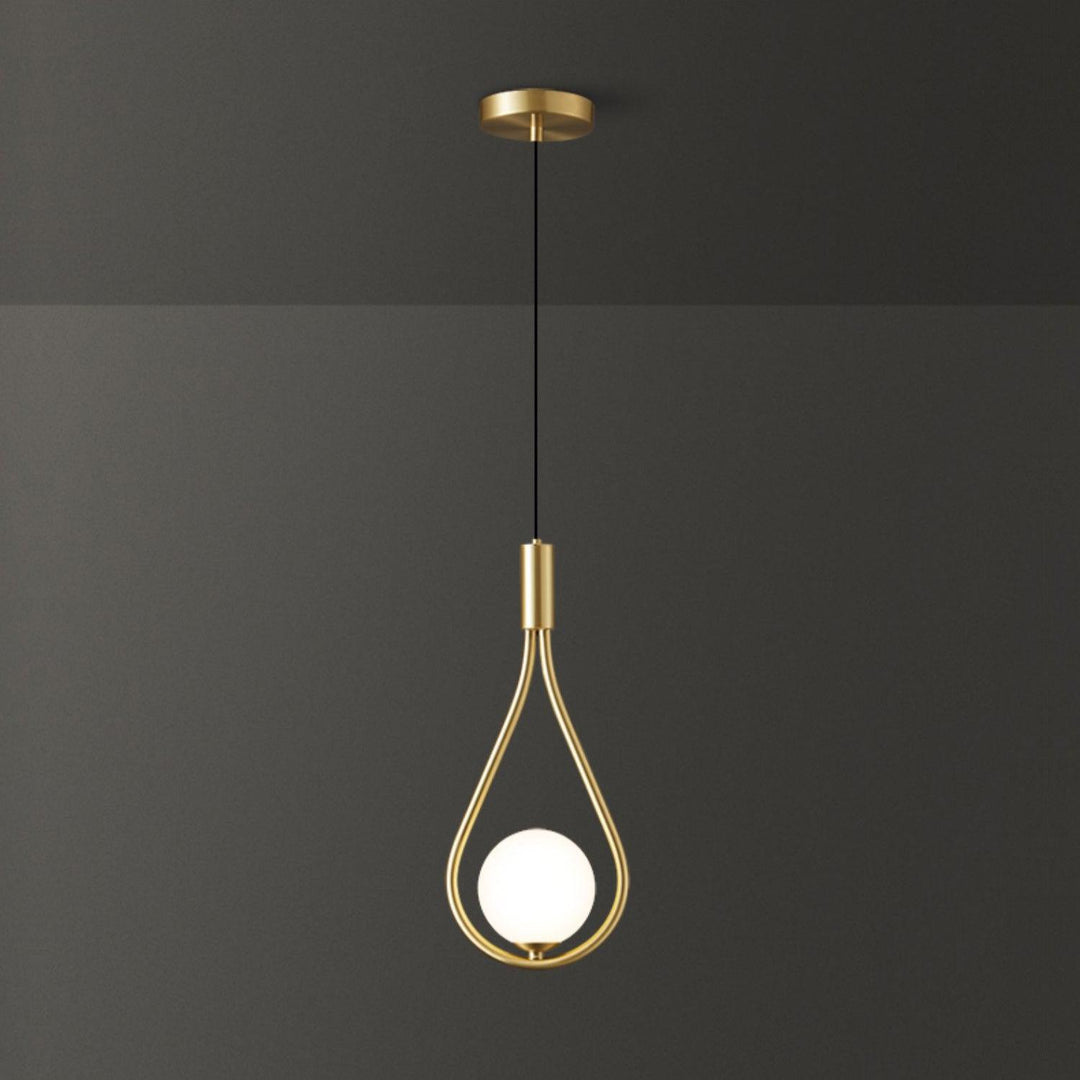 Droplet Lampe Pendante en Laiton Moderne - Neutralighting