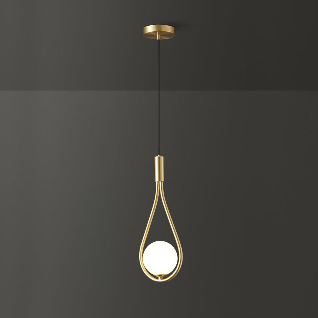 Droplet Lampe Pendante en Laiton Moderne - Neutralighting