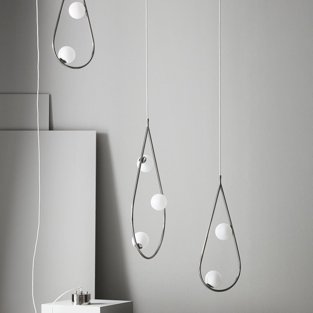Ertheion Suspension Verre Perles Minimaliste - Neutralighting
