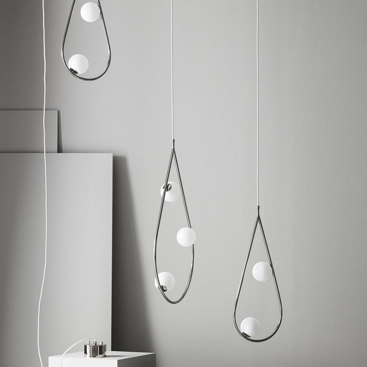 Ertheion Suspension Verre Perles Minimaliste - Neutralighting