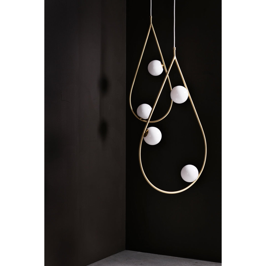 Ertheion Suspension Verre Perles Minimaliste - Neutralighting
