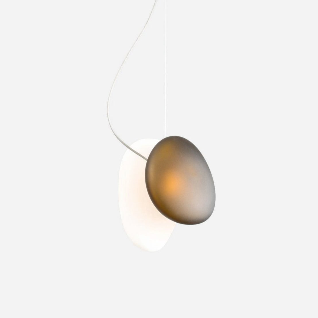 Eclipse Suspension en Verre Givré - Neutralighting