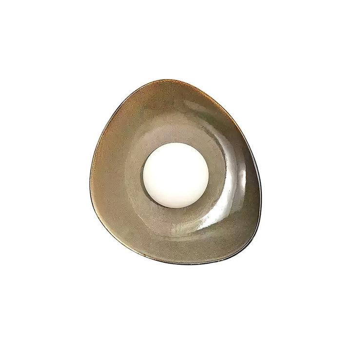 Ertalila Applique Murale Céramique Disque Galet Élégance - Neutralighting