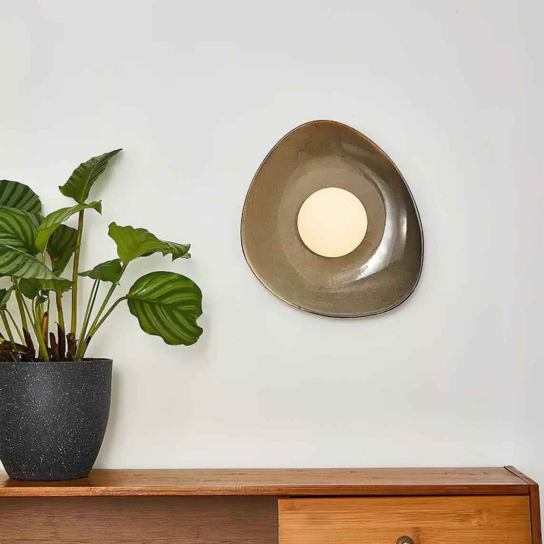 Plafonnier Ertalila Verre 20cm Blanc LED