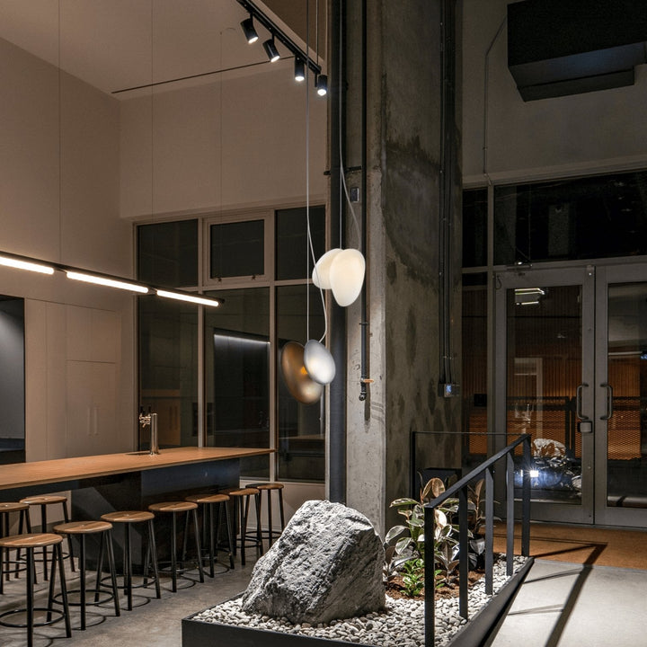 Eclipse Suspension en Verre Givré - Neutralighting