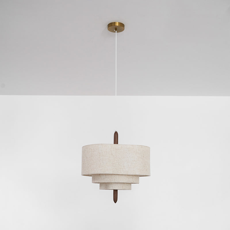 Altheus Suspension Tissu Premium Nordic Galet - Neutralighting