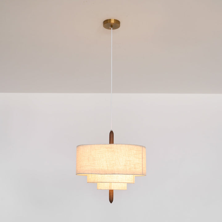 Altheus Suspension Tissu Premium Nordic Galet - Neutralighting